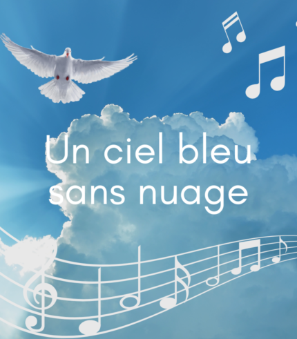 Un ciel bleu sans nuage